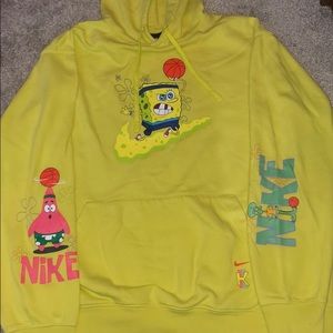 Nike x Kyrie Spongebob Hoodie yellow